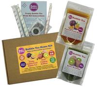 Fruity Passion Fruit with Kiwi Popping Bobas Bubble Tea Kit 3 to 6 Drinks