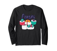 Fruity Sushi Fusion Cute Food Art Design Long Sleeve T-Shirt