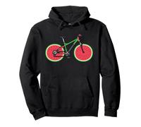 Fruity Watermelon Wheels Bicycle Bike Athlete Biking Biker Pullover Hoodie