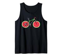 Fruity Watermelon Wheels Bicycle Bike Athlete Biking Biker Tank Top