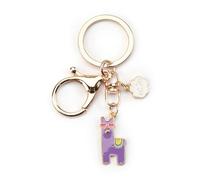 FRULX Alpaca Keychain, Personalised Cute Alpaca Keychain, Unique Birthday Gifts for Women, Sisters, Friends, Mom, Ideal for Her, Girlfriend, Boyfriend, Mum Gifts, Fashionable Bag Charm Accessory