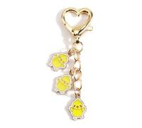 FRULX Animal Keychain, Personalized Cute Keyring as Creative Gift for Women, Ideal for Birthday, Friendship or Travel, Great for Women, Sister, Girlfriend, Colleague or Bestie (Little yellow chick)