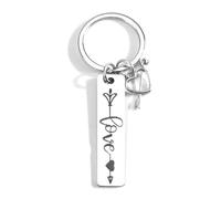 FRULX Cute Stainless Steel Heart Arrow Keychain Gift,Perfect for Valentine's Day,Birthdays or Just Because,Ideal Gifts for Women,Friends,Girlfriends,Sisters and Mums,Personalised Gifts,Cute Keychain