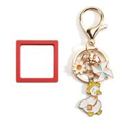 FRULX Duck Keychain with Gift Box, Bag Charm, Durable and Lightweight, Creative Keyrings, Cute Duck Gifts for Women and Friends, Good Luck Charm Inspirational Keyring (B)