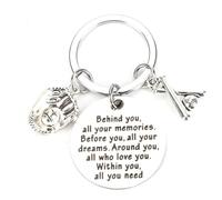 FRULX Fashion Baseball Bat Stainless Steel Keychain, Gift for Men, Unique Birthday Gift for Dad and Boyfriend, Friendship Gift, Also a Cool Keychain for Daily Use, Perfect for Sports Enthusiasts