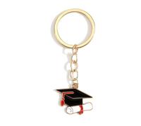 FRULX Graduation Keychain with Mortarboard, Bachelor's Gift, Exam Passed Gift, Accessory for 2026 Graduation Decor for Classmates, Congratulations on Passing Your Exam (Model 6)