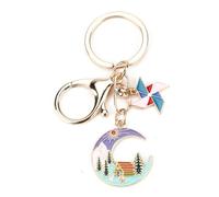 FRULX Moon Keychain, Cute Moon Keychain for Women, Gift for Friends, Sisters or Girlfriends, Perfect for Birthday Gifts, Friendship Charm, Great for Mums, Girlfriends and More