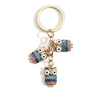 FRULX Owl Keychain, Keychain with a Colorful Owl Design, Creative Gift Set for Women, Ideal as a Birthday Present or Token of Friendship, Perfect for Girlfriend or Sister, Stylish Gift Idea