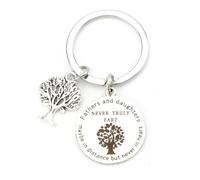 FRULX Stainless Steel Keychain for Dads, Gift for Fathers, Cute Tree of Life Keyring, Ideal Christmas and Birthday Presents for Dad, Teacher and Inspirational Gifts, Men