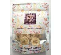 Frunchys 100% Natural Freeze Dried Fruits,Healthy Snacks, No Sugar No Additives, 25g x 5/7 Pack,Vegetarian& Vegan Friendly, Perfect for Snacking, Baking, Smoothies (Banana)