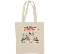 Frustration After Peer Review Rejection Natural Cotton Tote Bag White