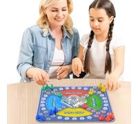 Frustration Board Game, Children Race To Base Pop A Dice Board, Fun Games For Families,Great Family Friends Frustration Party Game,Racing And Chasing To Base For Kids