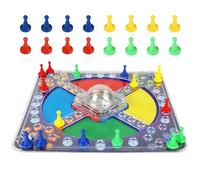 Frustration Board Game Classic, Race To Base Pop a Dice Trouble 2-4 Players Family Fun Party Game (Press and throw the dice)