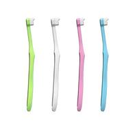 FRUTA Orthodontic Toothbrush 4pcs Tuft Toothbrush Two in One Interdental Interspace Brush Braces Wisdom Teeth Detail Cleaning Brush(B-2)