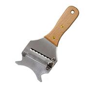 FRUTA Professional Truffle Slicer Chocolate Shaver Cheese Cutter Stainless Steel Vegetables Slicer, Wooden Handle