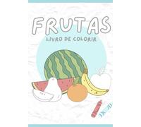 Frutas: Livro de colorir