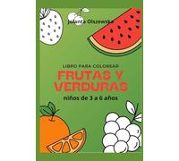 Frutas y Verduras: libro para colorear.