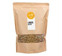 FRUTEG Linden Blossom Tea Loose 1000 g | Natural tea from the flowers of the Linde | Estimated for its soothing & warming effect | Herbal tea caffeine free | Linden blossoms cut 1 kg