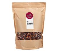 FRUTEG Loose fruit tea by Bambini 1000 g | Fruit tea loose - finest leaf quality | The tea mix with mild balanced, slightly sweet grade ideal for children | Tea loose 1 kg