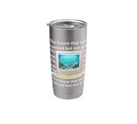 Frutiger Aero Aesthetic Tech The Future That was Promised Stainless Steel Insulated Tumbler