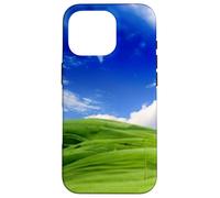 Frutiger Aero Meadow Aesthetic y2k 2000s Ironic Nostalgic Case for iPhone 16 Pro