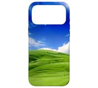 Frutiger Aero Meadow Aesthetic y2k 2000s Ironic Nostalgic Case for iPhone 17 Pro Max