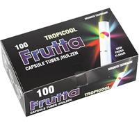 Frutta Fruit Capsule Cigarette Filter Tubes - 100 Count (Tropicool) | Advanced Flavor Release Technology | Squeeze, Hear & Enjoy Fresh Fruity Flavor | Premium Filter Tubes Smooth Smoking Experience