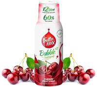 FruttaMax Sour Cherry Syrup Less Sugar 60% Real Fruit 500ml for Soda Machine