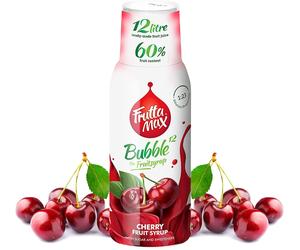 FruttaMax Sour Cherry Syrup Less Sugar 60% Real Fruit Concentrate Suitable for