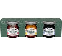 Frutteto Italia Gift Set, No Added Refined Sugar, 3 x 40g Jars, Apricot, Strawberry, Blueberry, Great Taste Award-Winning, Made in Tuscany.
