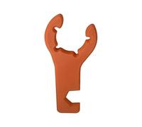 Fruusv Adjustable Gas Bottle Wrench - Non-Slip Pressure Reducing Valve for Spanner with Easy Grip, Heavy-Duty Steel Tool for Welding Automotive HVAC RV Repair Camping Outdoor 10.3x4.5cm