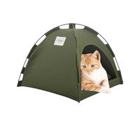 Fruusv Cat Bed Cave - Folding Winter Bed for Dogs | Indoor Bed with Semi-Closed Tent for Puppies, Rabbits, Guinea Pigs, Hedgehogs and Other Small Animals.