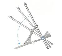 Fruusv Desk Mobile Phone Holder Card Shaped Aluminium Alloy Holder
