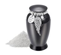 Fruusv Dog Urn, Metal Cremation Container, 2.76-Inch Memorial Urn for Cats, Dogs, and Small Animals, Aluminum Keepsake for Pet Funeral and Remembrance, Decorative Home Shelf Display