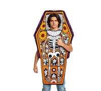 Fruusv Halloween Casket Costume, Comfortable Skeleton Beer Shape, Casket Outfits Vampire Halloween | For Women Men Cosplay Accessories Show Dance Party Dancing Game