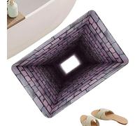 Fruusv Optical Illusion Rug Hole 80 x 50 cm Non-Slip Fun Mat