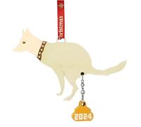 Fruusv Pooping Dog Ornament Realistic Design Adds, Christmas Ornament Dog Pooping, Dog Key Chain Some Designs Include, Christmas Dog Keychain Lightweight 5.12x3.15 Good For Holiday Eve