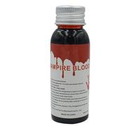 Fruusv Stage Blood,100ml Halloween Makeup Fake Liquid Blood | Stage Blood Paint, Washable Fake Blood Splatter, Zombie Blood Makeup, Artificial Blood for Clothes and Face