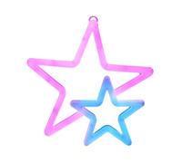 Fruusv Star Neon Signs,Room Decor For Teen Girls Double Sided | Bedroom Led Signs, Neon Lights Wall Decor, Heart Lights For Bedroom, Lightweight, Two Power Modes For Wedding Party