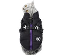 Fruusv Winter Small Dog Coats | Waterproof Jackets with Harness and D Rings - Pet Warm Jacket Small Dog Vest Harness Puppy Winter Cold Weather Coat