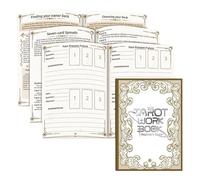 Fruusv Witch Journal | Hardcover Tarot Journal Book for Women | Vintage Witch Workbook for Astrology Divination Guidance Meditation Ritual Energy Tracking Recording Daily Practice