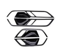 FRVVPL Car Interior Door Handles Bowl Cover for A6 for C8 19-21 ABS Inner Pull Doorknob Frame Molding Trim Car Interior