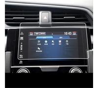 FRVVPL Navigation Screen Film For Civic 10th 2019 2020 Tempered Glass Screen Protector Film Car Radio GPS Navigation Interior(4 holes)