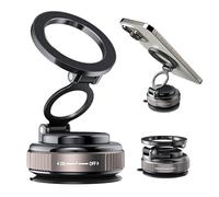 Frvxil Magnetic Car Phone Holder for MagSafe: 28+LBS Strong Suction Vacuum Phone Mount for Men/Women - 360° Rotatable Adjustable Portable Cell Phone Stand for iPhone 12-16 Pro Max Plus