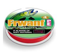 Frwanf Red Braided Fishing Line Color Never Fade 100M-2000M 6-300LB Super Strong PE Fishing Line Abrasion Resistant Fishing Wire Zero Stretch