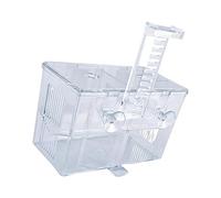 Fry Aquarium Isolation Box Spawning Hatching Transparents Fish Breeding Box with Hook Hydroponic Plant Boxes Double Layer Peacocks Fishes Breeding