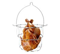 Fry Basket for Pot | Foldable Heat-Resistant,Turkey Fryer Accessories Grill Tools - for Travel Outdoor Backyard Camping Picnic Barbecue Party Gathering