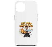 Fry Now Panic Later Funny Cooking Humor Design Case for iPhone 13