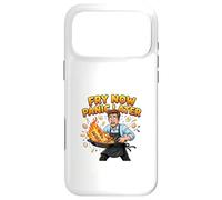 Fry Now Panic Later Funny Cooking Humor Design Case for iPhone 17 Pro Max
