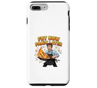Fry Now Panic Later Funny Cooking Humor Design Case for iPhone 7 Plus/8 Plus